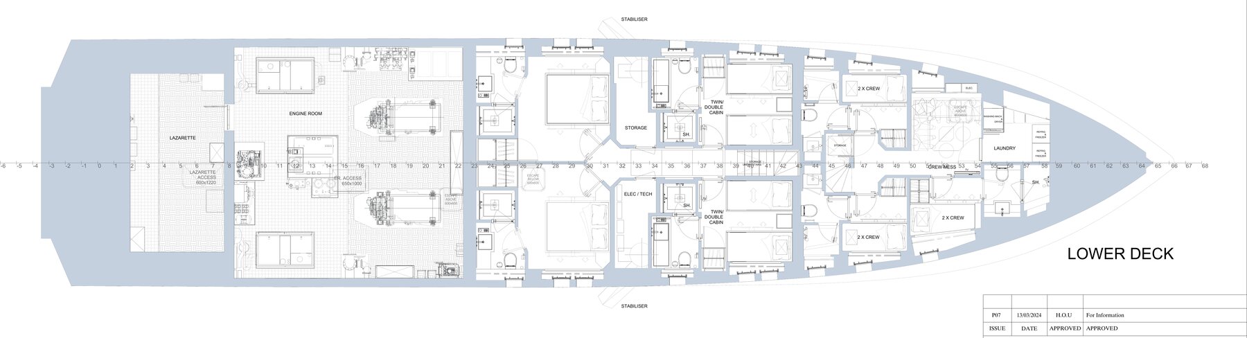 FOX lower deck plan