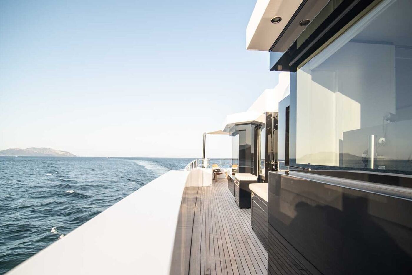 View from the side deck of FOX